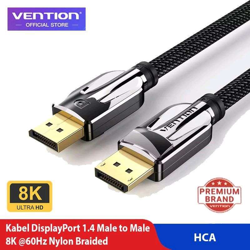 Jual DP Cable Vention Display Port 1.4 