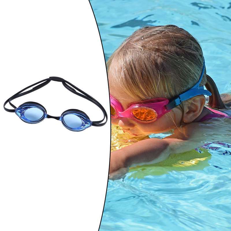 Swimming Goggle Replacement Bungee Straps Black 