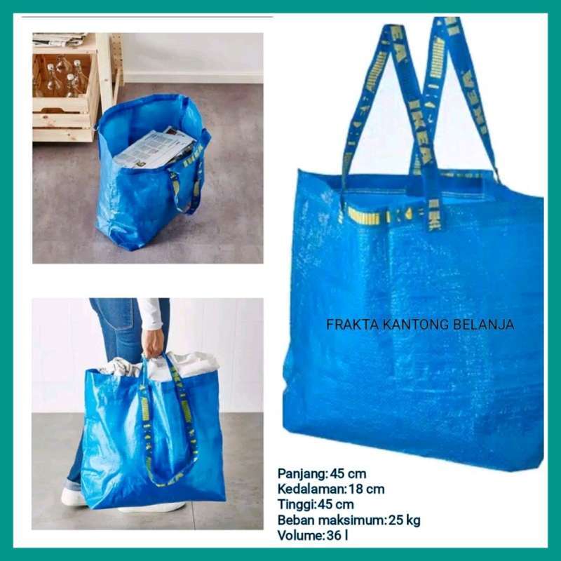 Jual Tas Belanja Besar tas Laundry 45cmx18cmx45cm 36 Liter Frakta Ikea Di Seller Gerai Barra Cipinang Muara Kota Jakarta Timur Blibli