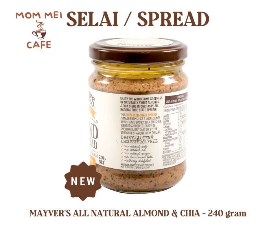Jual Selai Spread Jam MAYVERs ALL NATURAL ALMOND & CHIA di ...