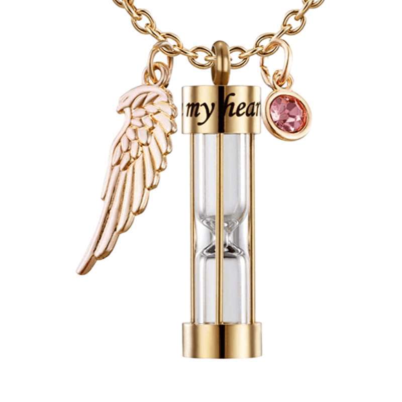 Promo Hourglass Cremation Urn Necklace 