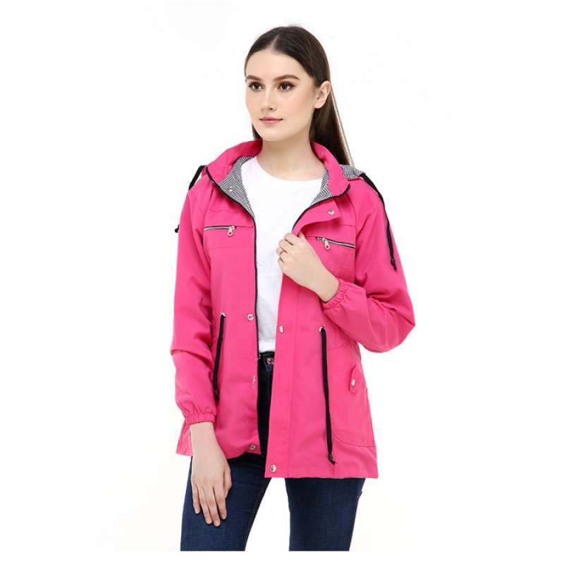 pink canvas jacket
