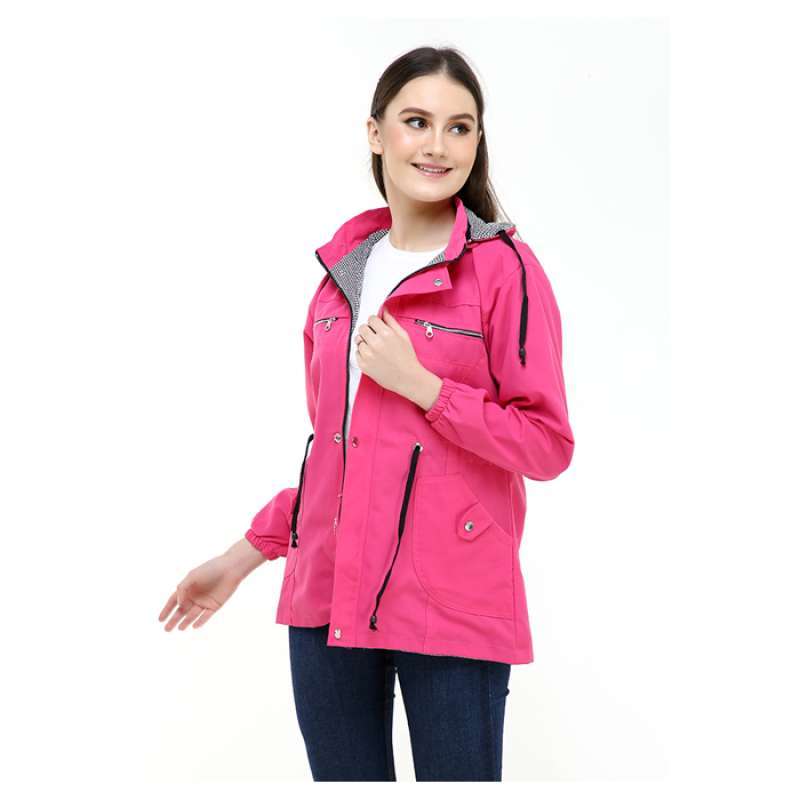 pink canvas jacket