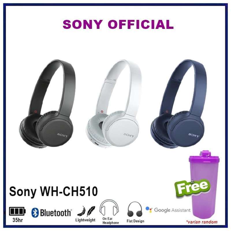Jual Jual Sony Wh-Ch510 Wireless Headphones Wh Ch510 Ch 510 Whch510 - Hitam  di Seller Cibaliung Tunggal - Kota Jakarta Pusat, DKI Jakarta | Blibli
