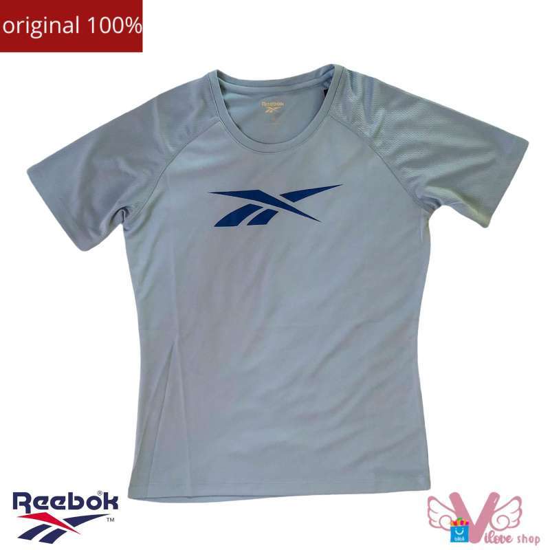 Promo REEBOK Women's Sport T-shirt Blue 