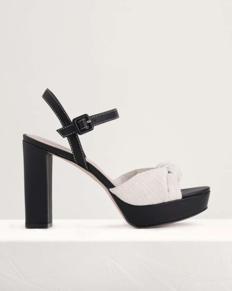 leather platform sandals