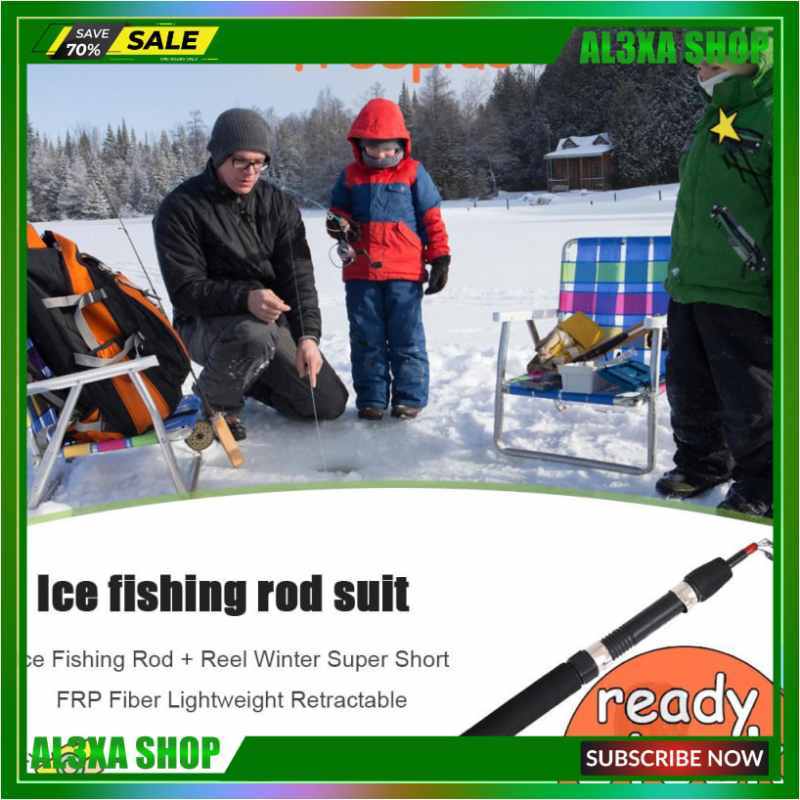 Promo Ice Fishing Rod Reel Winter Short Frp Fiber Telescopic Pole For  Diskon 18% Di Seller Al3xa Shop - Cibangkong, Kota Bandung