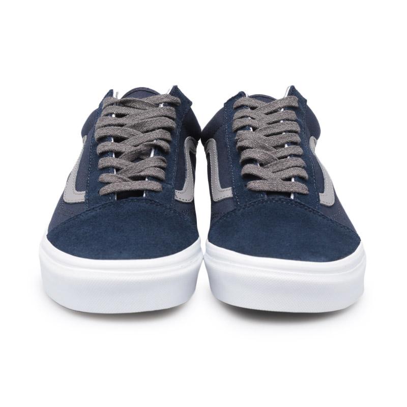 vans old skool jersey lace dress blue