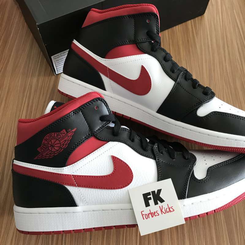 Air Jordan Mid Metallic Gym Red || bred black chile red siren toe