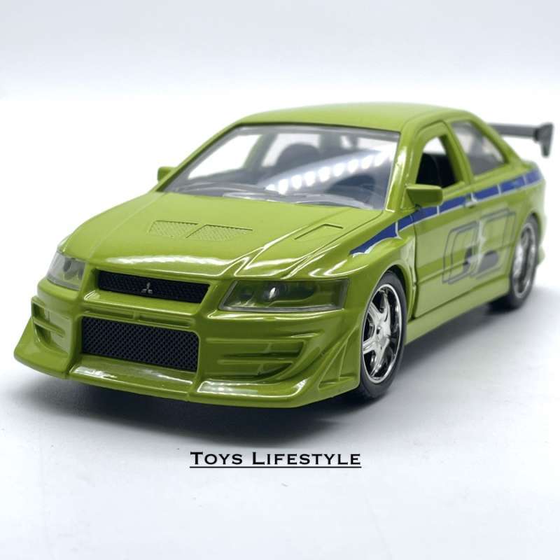  Jada Toys Fast And Furious Brian's Lancer Evolution VII Scale Die – Mustang Comics