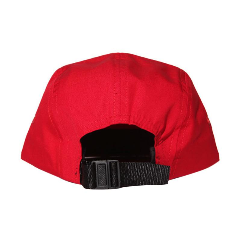 Jual Supreme Visor Print Camp Cap Topi Pria - Red di Seller ...