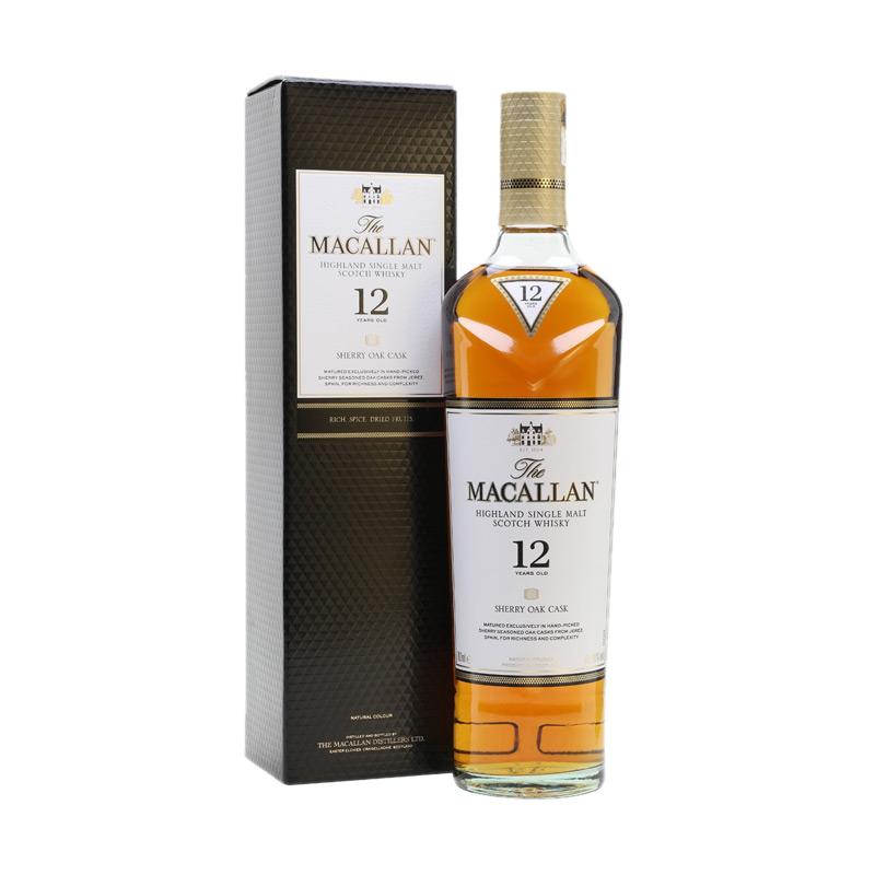 Jual The Macallan Sherry Oak 12 Years Old Minuman Alkohol Online November 2020 Blibli