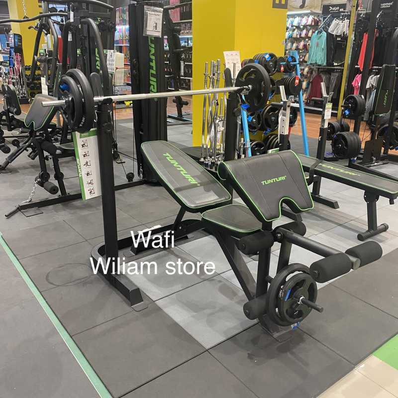 Jual Tunturi Weight Bench Bench press Home Gym Multi fungsi Wb 50