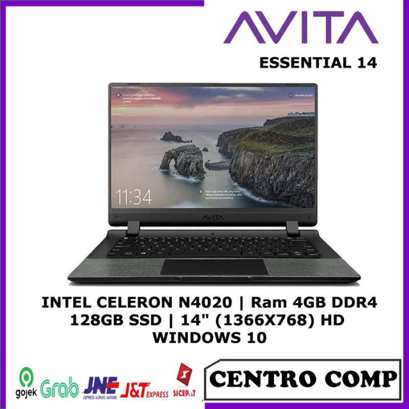 Avita 128gb Laptop Laptop Murah AVITA ESSENTIAL 14 Intel N4020 4GB