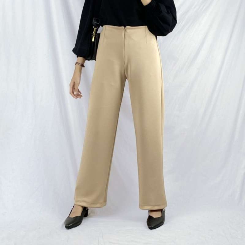 FREE ONGKIR Qj228 Lyodra Pants Zipper 