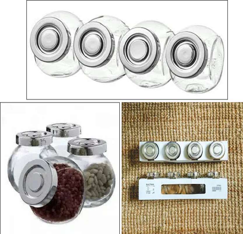 Jual Original Ikea Rajtan Toples Bumbu Dapur Kaca Bening Isi 4 Pcs 150ml Di Seller Aharstore Parung Jaya Kota Tangerang Blibli