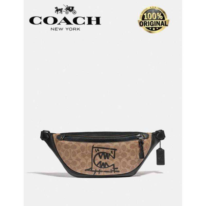 coach f48740 belt bag in signature canvas