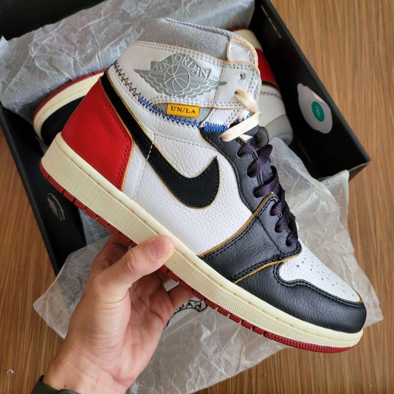 Jordan 1 retro high union los angeles black toe 2025