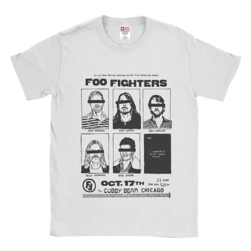 Jual Baju Kaos Band Foo Fighters 