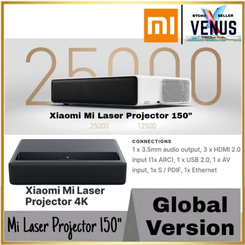 Promo Xiaomi Laser Projector 150 4K UHD 
