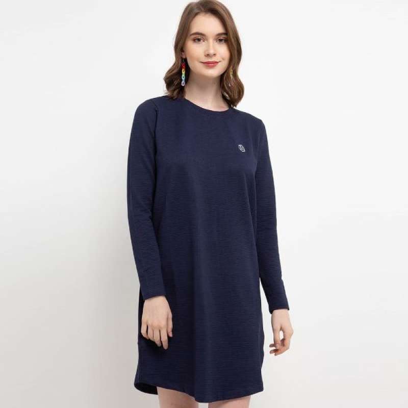 Moisele Navy Bahan Waffle RA STREET 