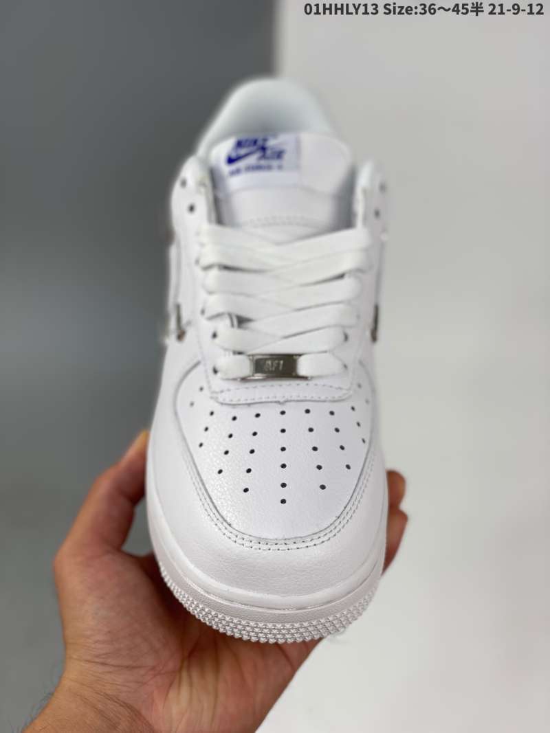 Jual Nike Air Force 1 LX chrome Luxe four hook white blue Nike Air Force 1  low four hook head original air force version di Seller SNK souxing shop -  | Blibli