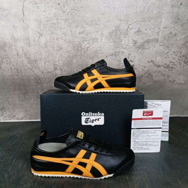onitsuka tiger black orange