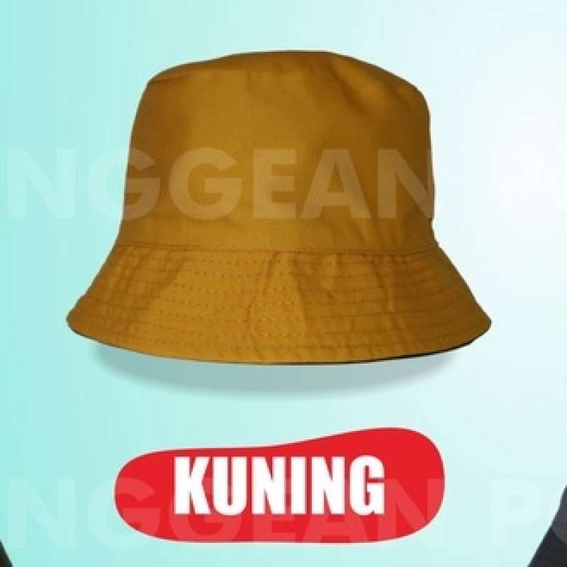 Promo Bucket Hat Polos Topi Bucket Pria 