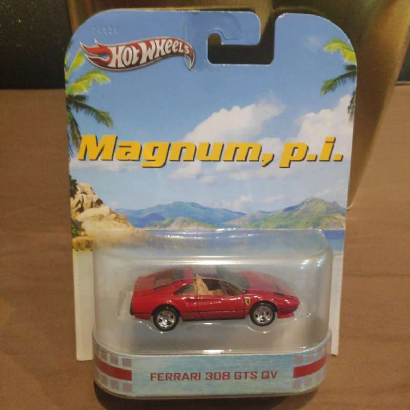 Jual HOT WHEELS MAGNUM PI FERRARI 308 GTS QV MERAH di Seller