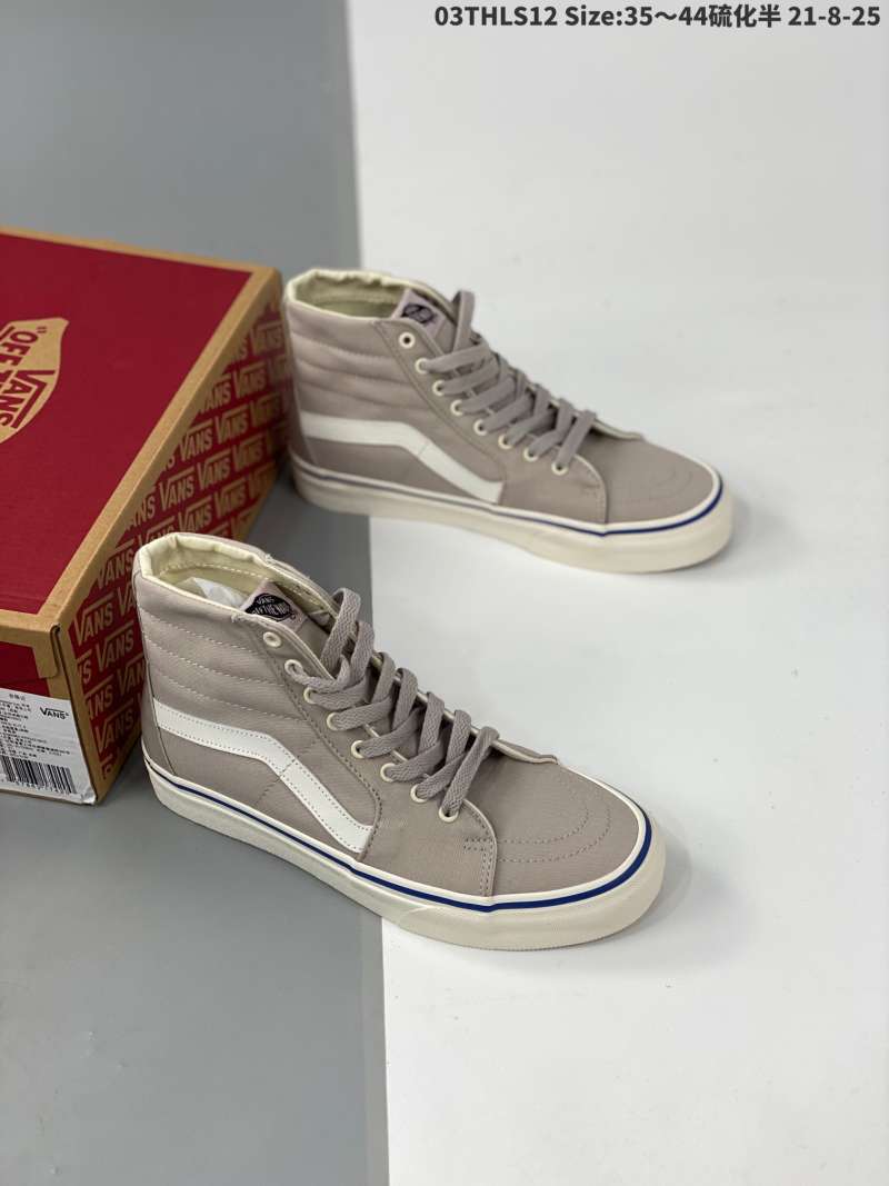 vans high tops gray