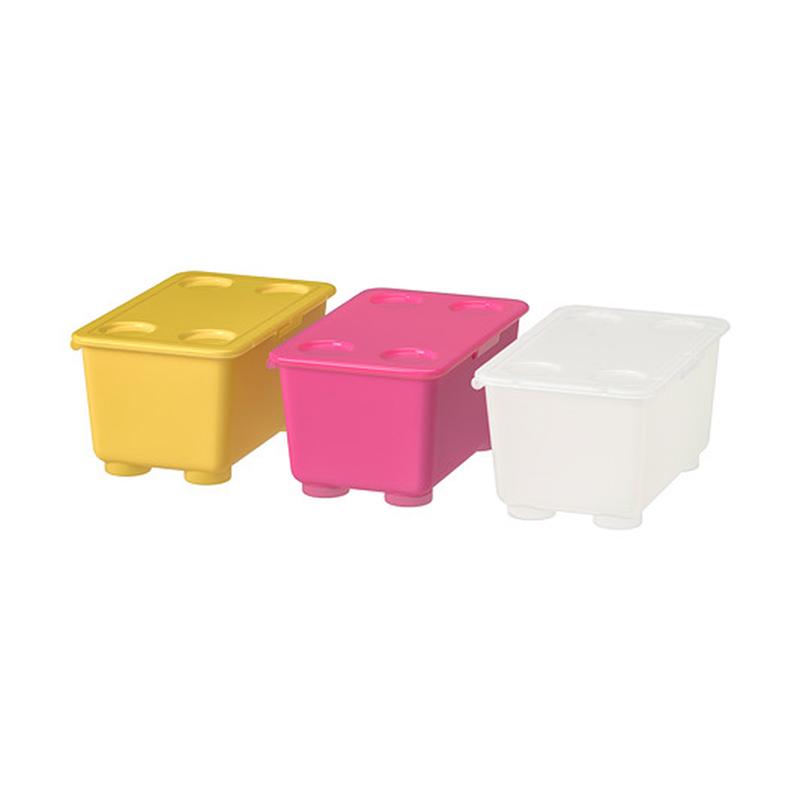 Jual Ikea Glis Storage Box Kotak Penyimpanan Serbaguna Kuning Pink Putih Online September 2020 Blibli Com