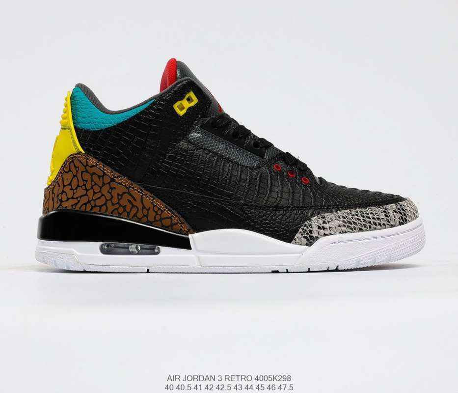 jordan 3 with nike air on back