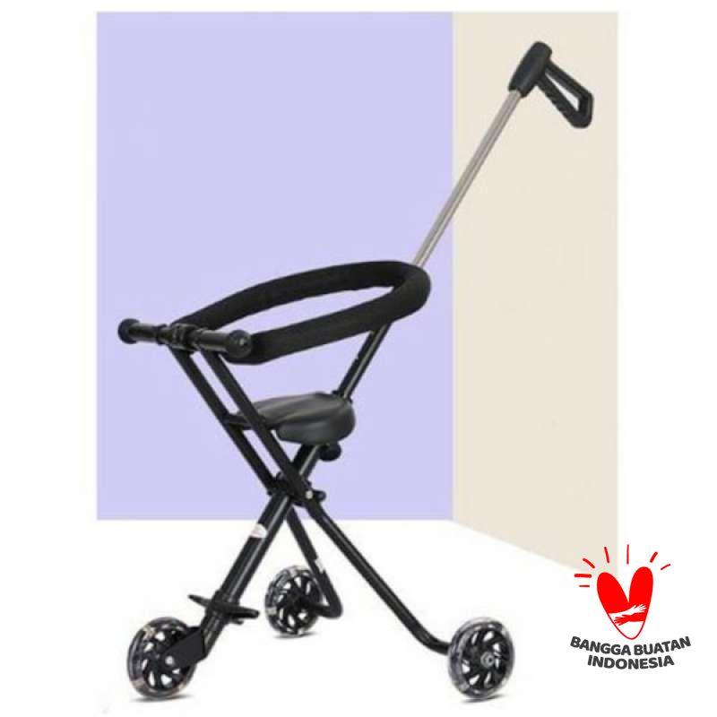 Jual Magic Stroller Micro Trike Exotic Lw 005 Et-lw005 Hitam Di