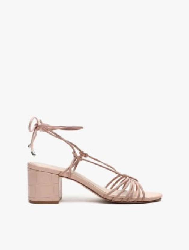 Schutz Block Heel Lace-Up Sandal 1 di 