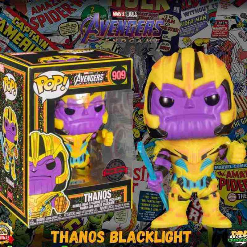 Blacklight Thanos Funko Pop Glow In The Dark Promo Funko Pop