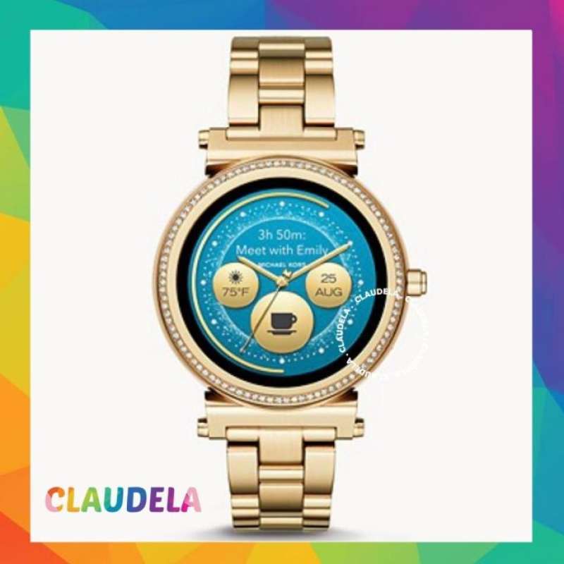 Jual FLASH SALE MICHAEL KORS Gen 4 Sofie HR Smartwatch in Gold