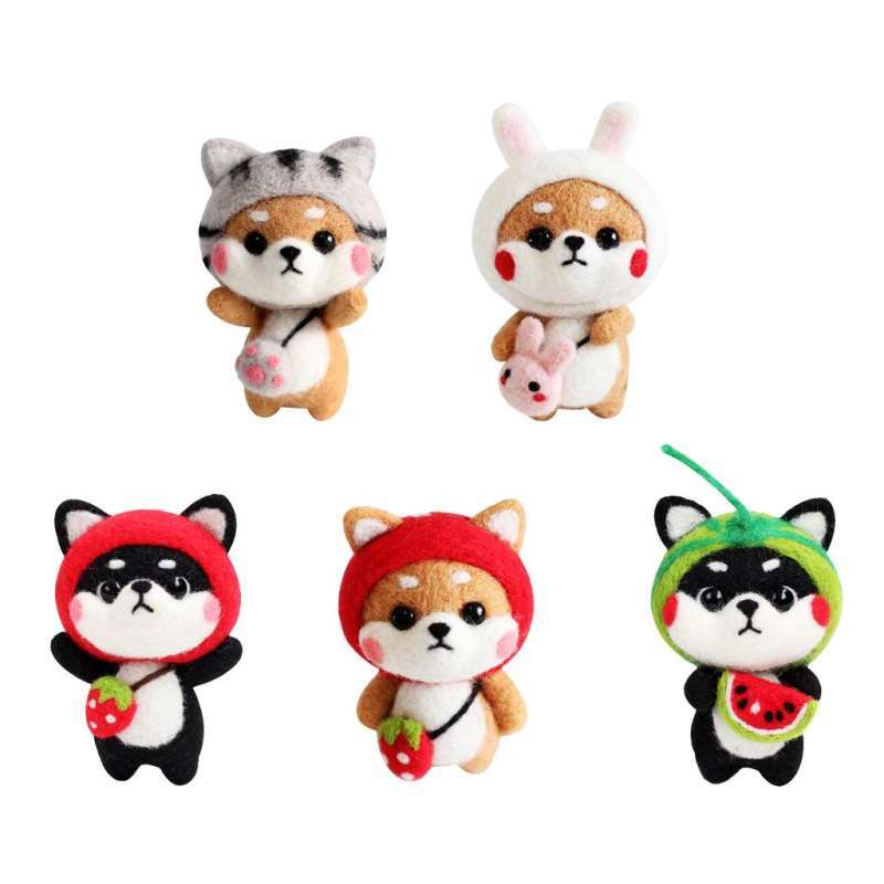 Promo 5 Piece Cartoon Shiba Inu DIY Wool Felting Craft Needle Felt Animal Kit Set - Multi Diskon 17% di Seller BAOSITY - China | Blibli Promo 5 Piece Cartoon Shiba Inu DIY Wool Felting Craft Needle Felt Animal Kit Set - Multi Diskon 17% di Seller BAOSITY - China | Blibli