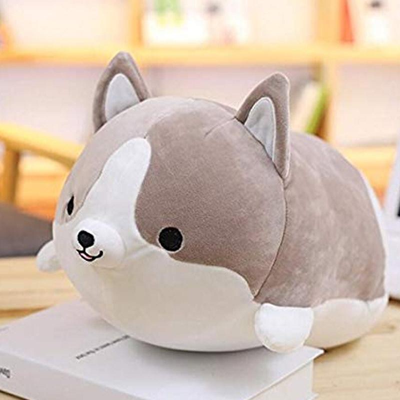 Jual Boneka Anjing Boneka Shiba Inu 25cm Abu Abu Online Harga