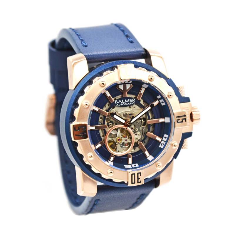 Promo Balmer Automatic Original Leather Strap Jam Tangan Pria b.7990m D46 Biru Rose Gold Diskon 20 Di Seller Horizon Store Kranji Kota Bekasi Blibli