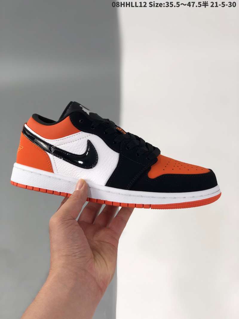 nike air jordan black orange