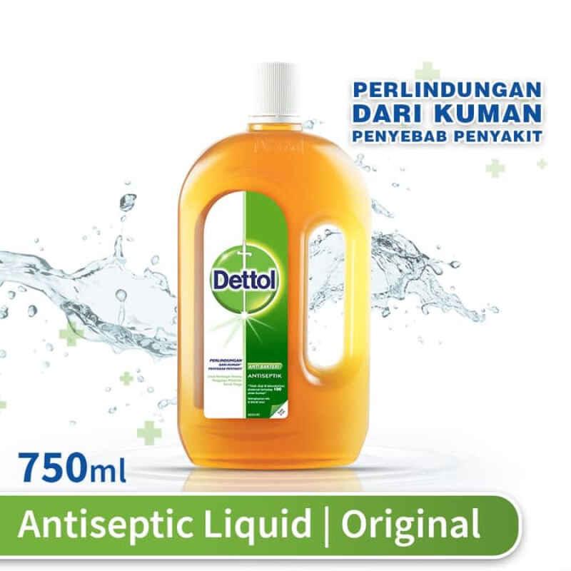 Jual Dettol Antiseptic Liquid Cair 750 Ml Epx 2022 Online Agustus 2020 Blibli Com