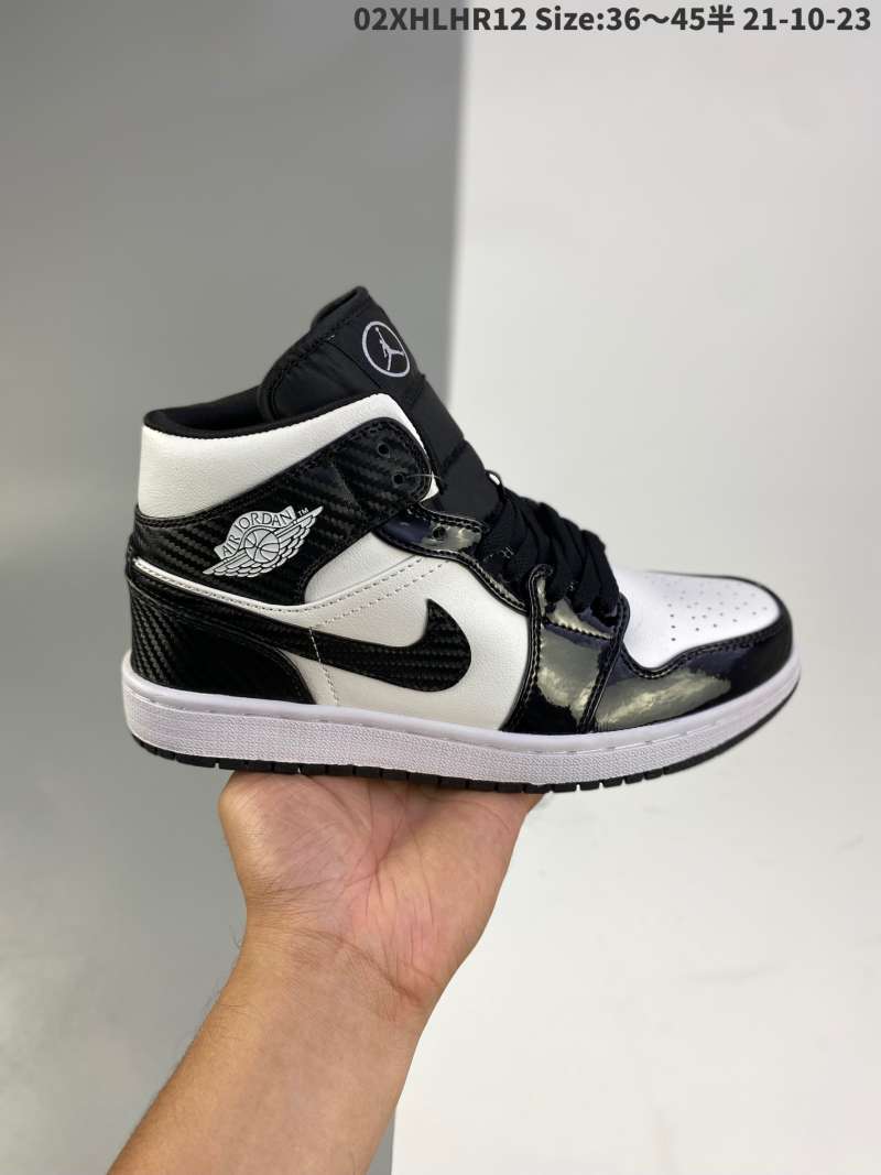 jordan 1 mid all star black white