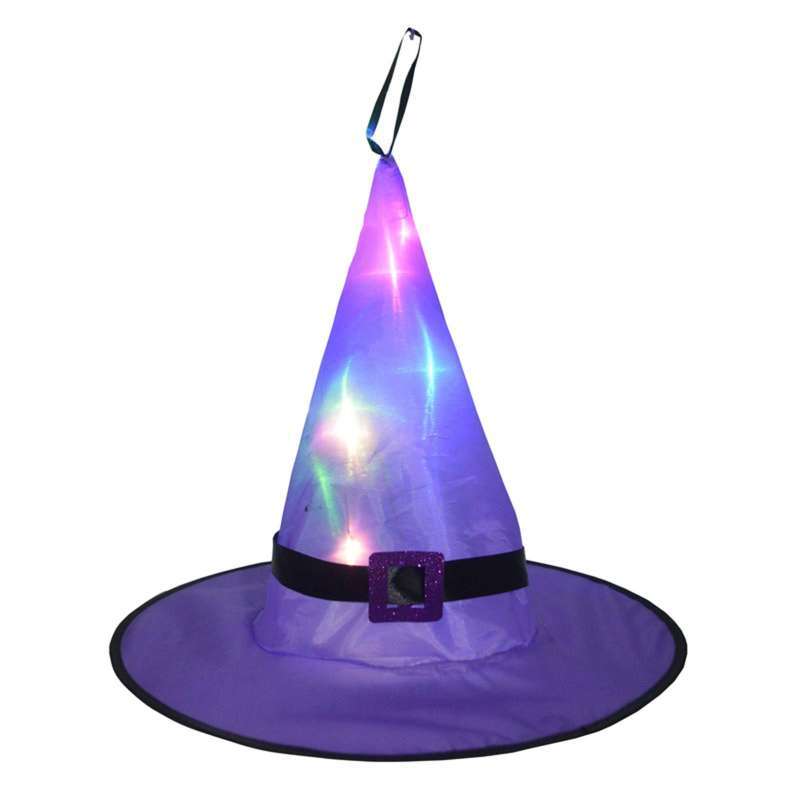 Jual Set of 2 LED Halloween Witch Hat 