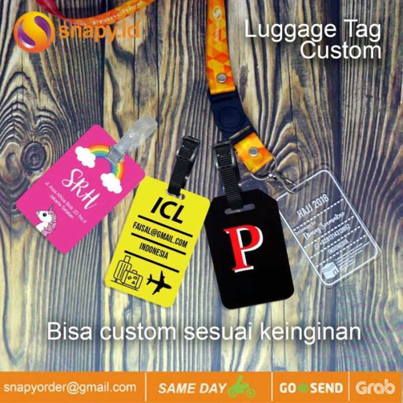 Promo Unik Luggage Tag Name Tag Tas 