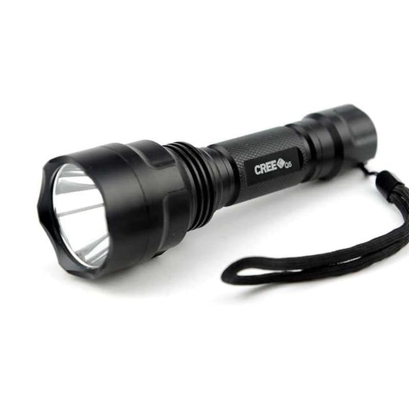Jual Cree Q5 C8 Flashlight Waterproof Paket Senter Led Police Swat 3800 Lumens Online September 2020 Blibli Com