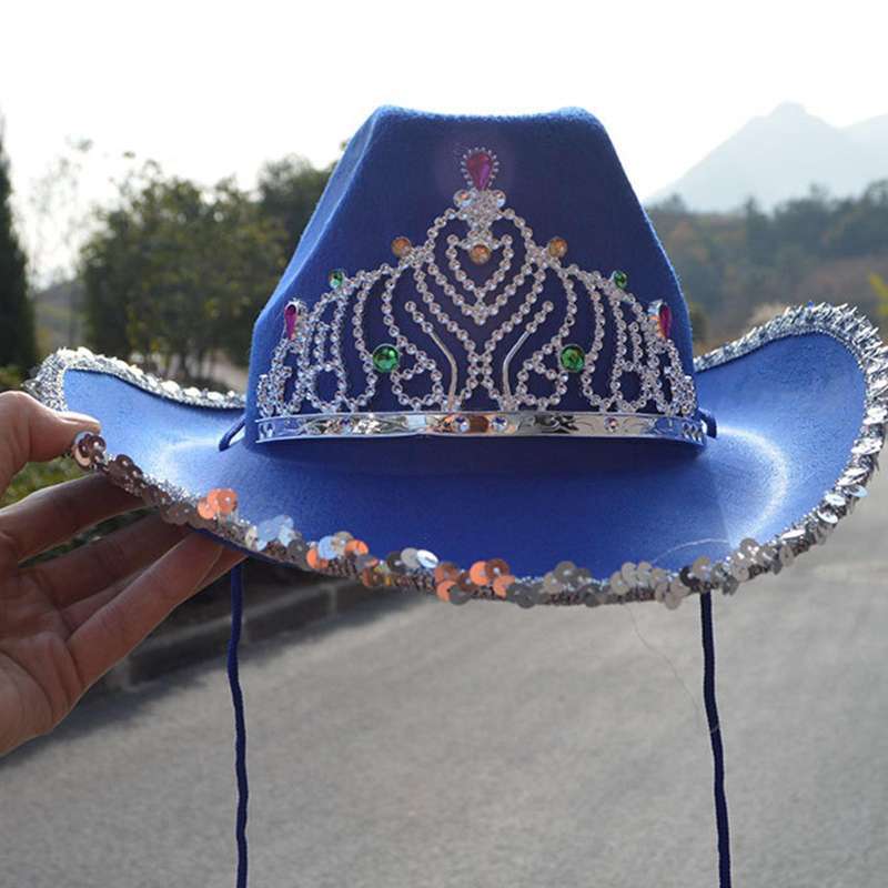 Promo Western Decor Cowboy Hat w/tiara 