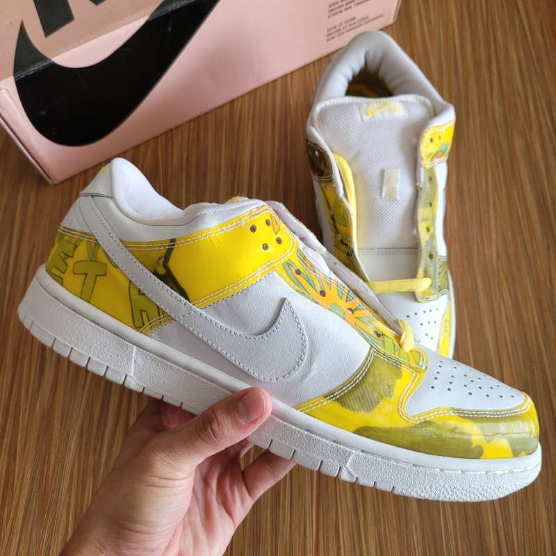 Supreme®/Nike® SB Dunk Low White 26.5cm