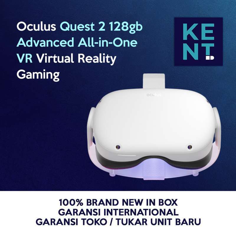 Jual Oculus Quest 2 128gb Advanced All-in-One VR Virtual Reality Gaming di  Seller Kent ID - Kota Jakarta Pusat, DKI Jakarta | Blibli