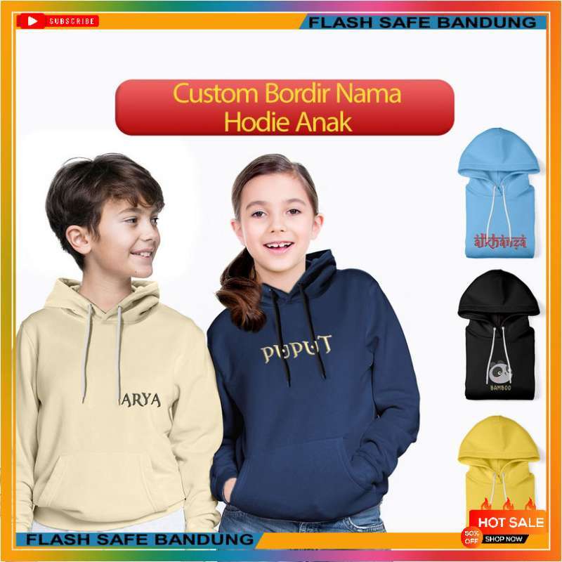 Sweater Hoodie Bordir 