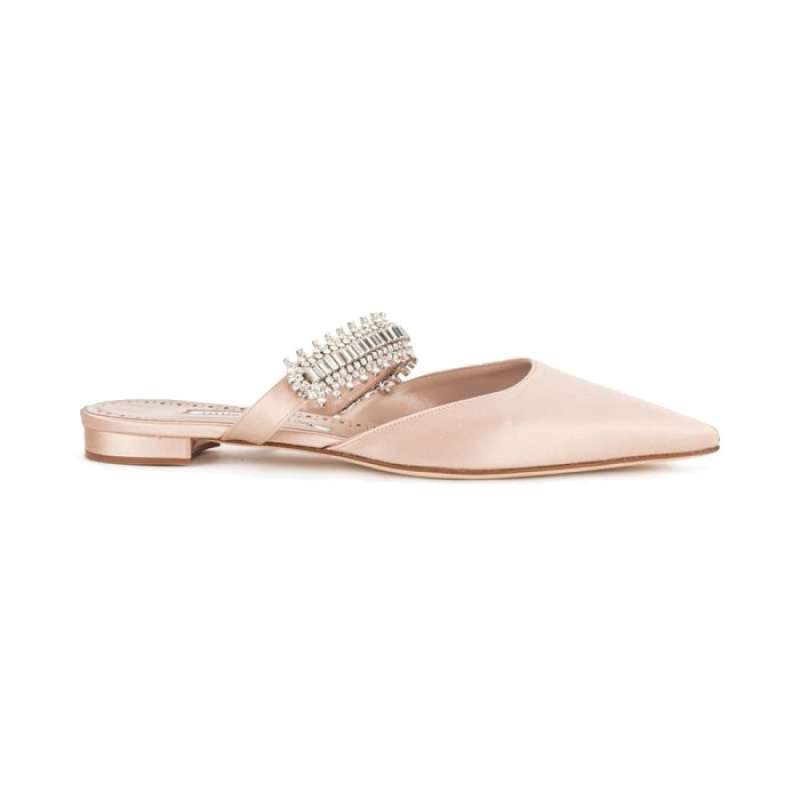 Promo Manolo Blahnik Lutara Flat Mules 